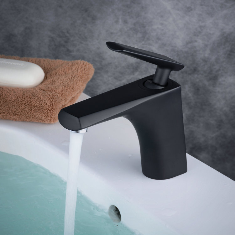 Deck Mounted Waterfall with Ceramic Valve Single Lever One Hole Oil-rubbed Bronze Finish Bathroom Basin Sink Faucet TP0317B